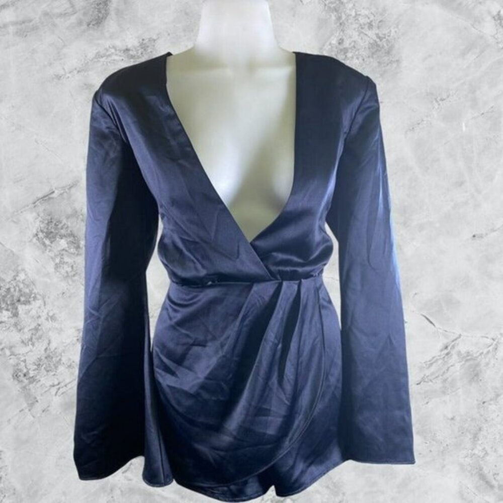 Michael Costello x REVOLVE Cody Romper - Navy Blue